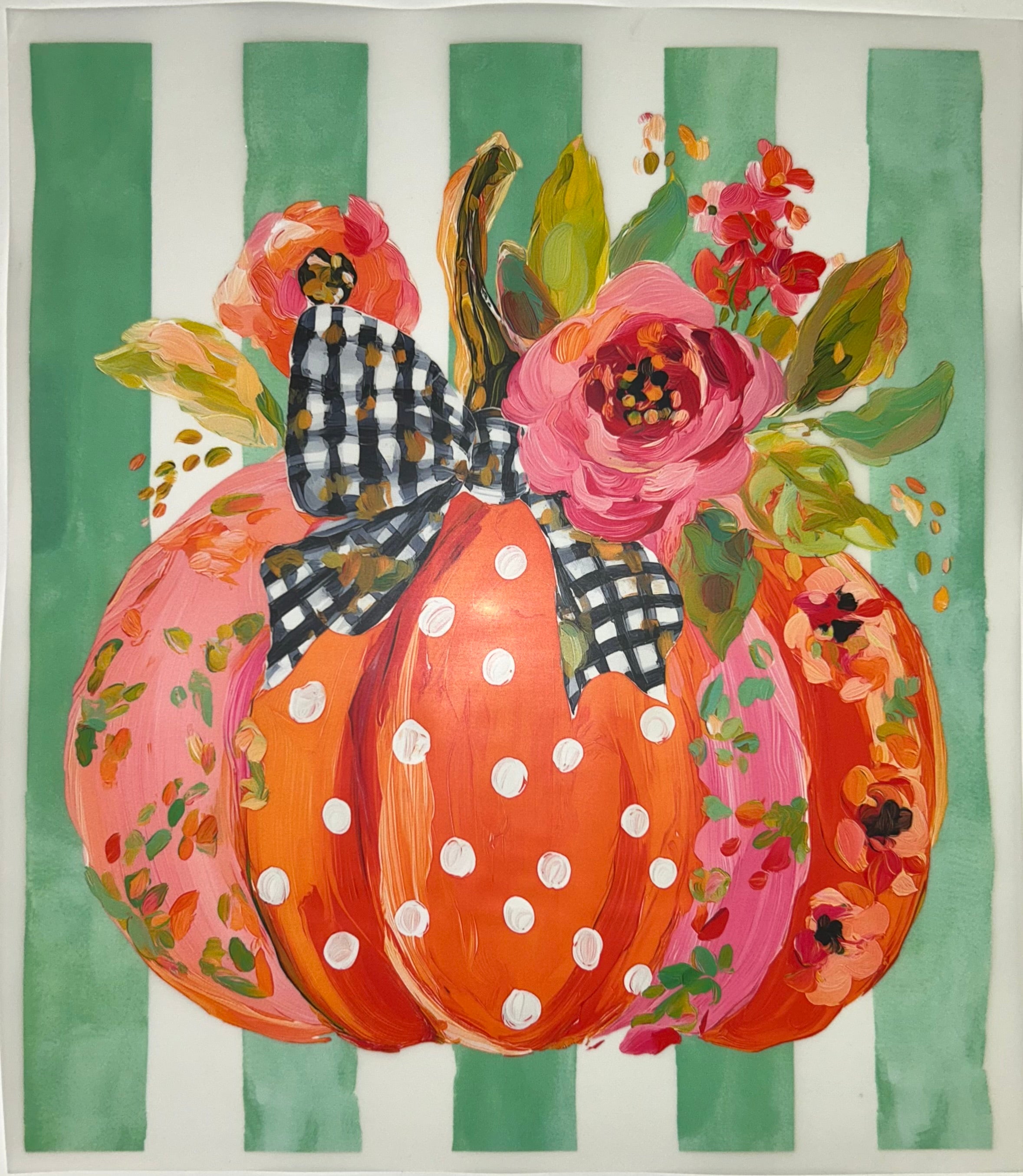 Pumpkin & Stripes