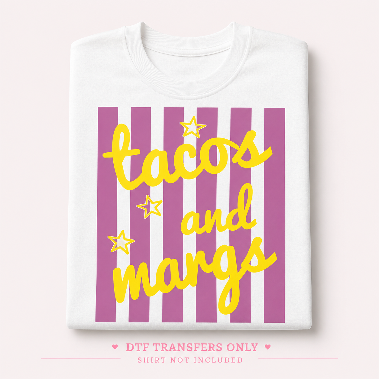 Tanned & Tipsy - Purple Stripes